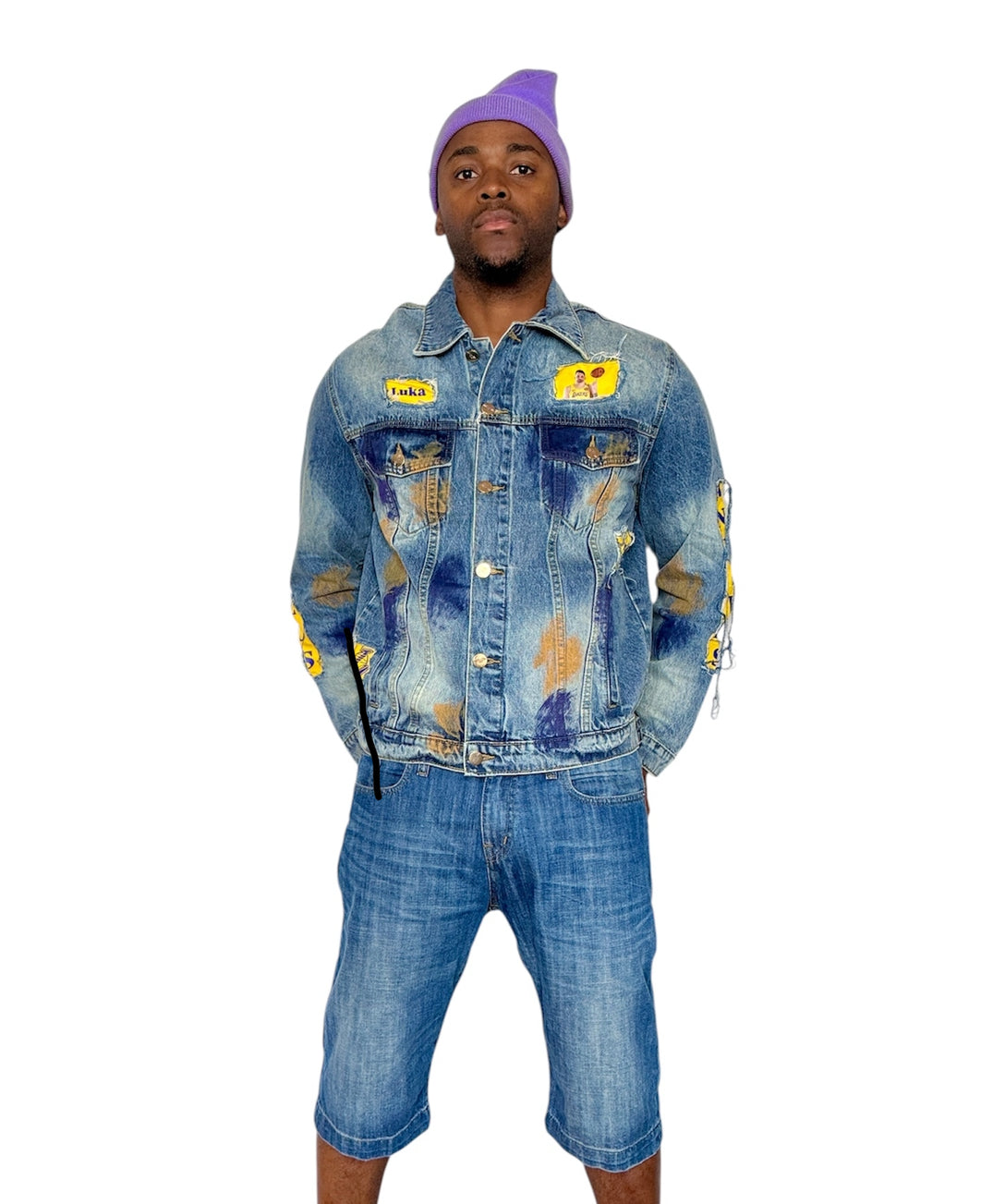 Customized Denim Jacket, Luka Dončić