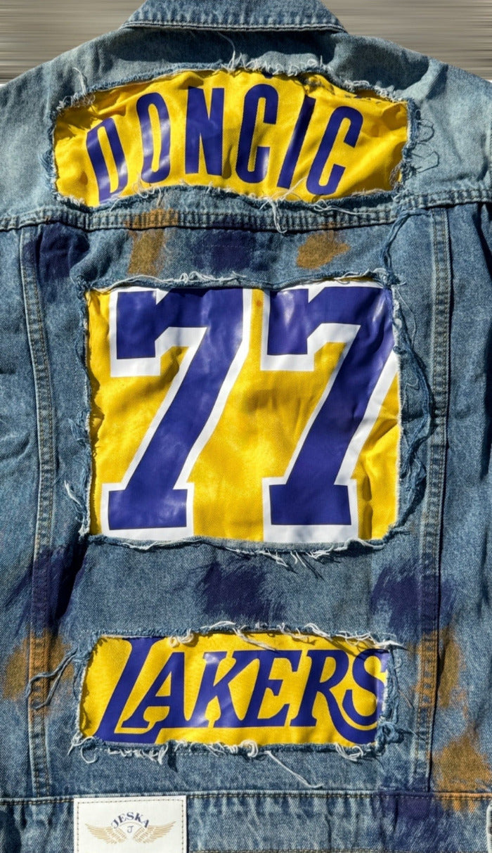 Customized Denim Jacket, Luka Dončić