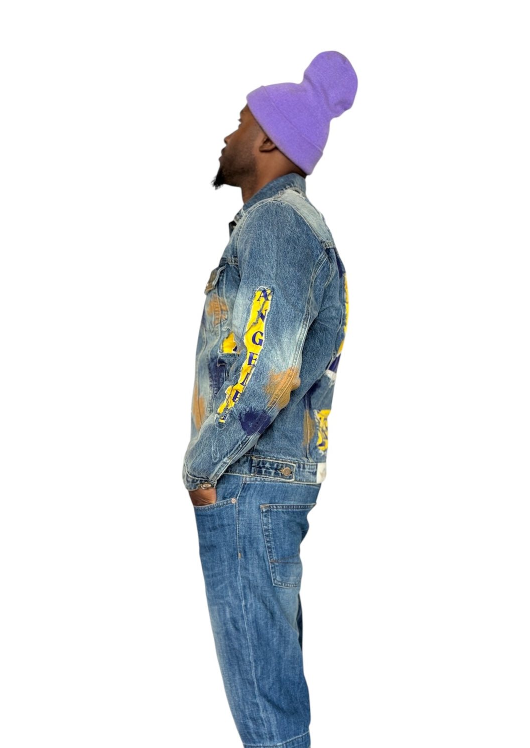 Customized Denim Jacket, Luka Dončić