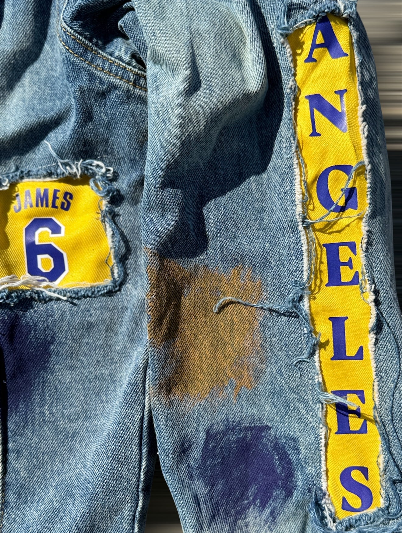 Customized Denim Jacket, Lebron James