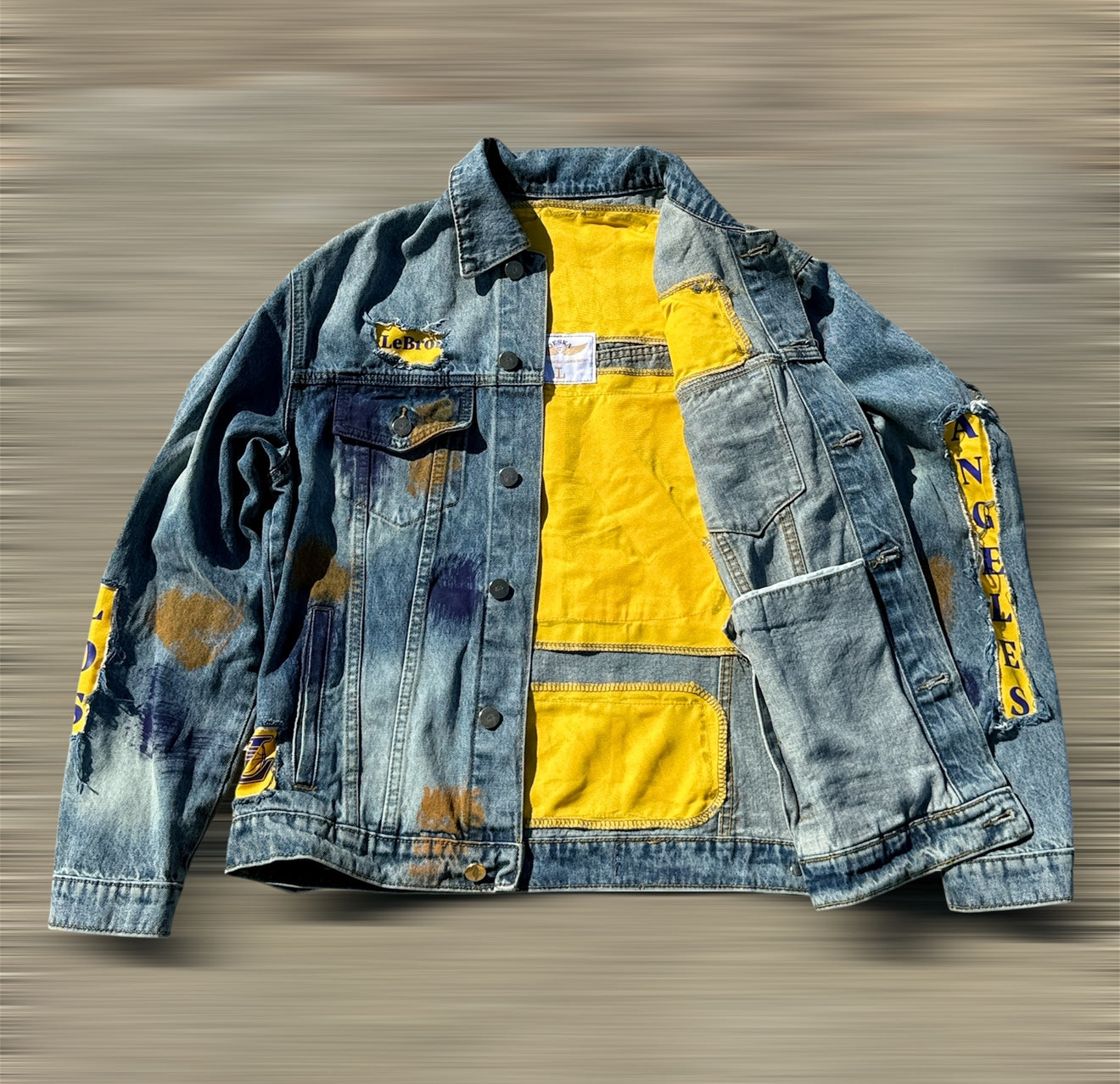 Customized Denim Jacket, Luka Dončić