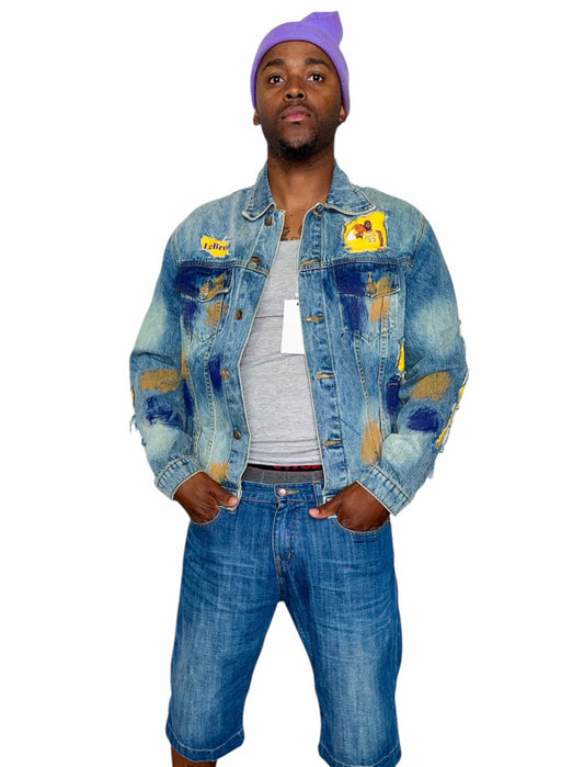 Customized Denim Jacket, Lebron James
