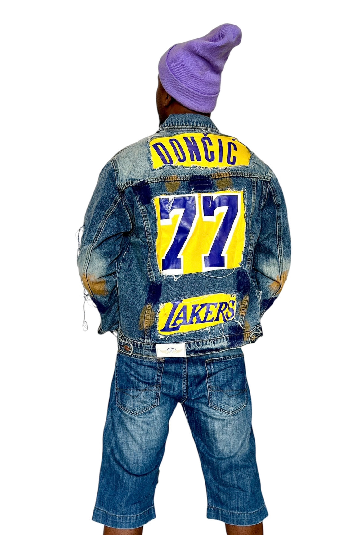 Customized Denim Jacket, Luka Dončić