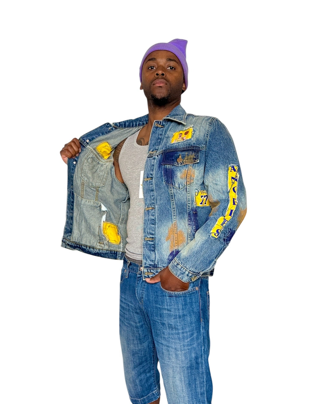 Customized Denim Jacket, Luka Dončić