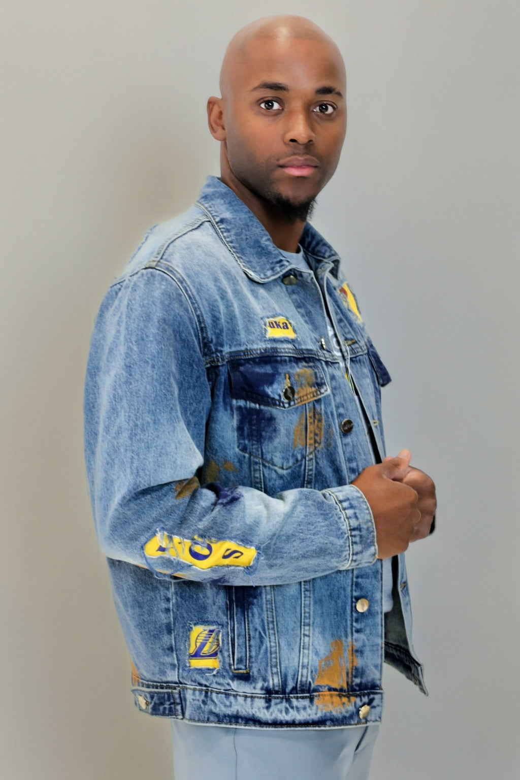Customized Denim Jacket, Luka Dončić