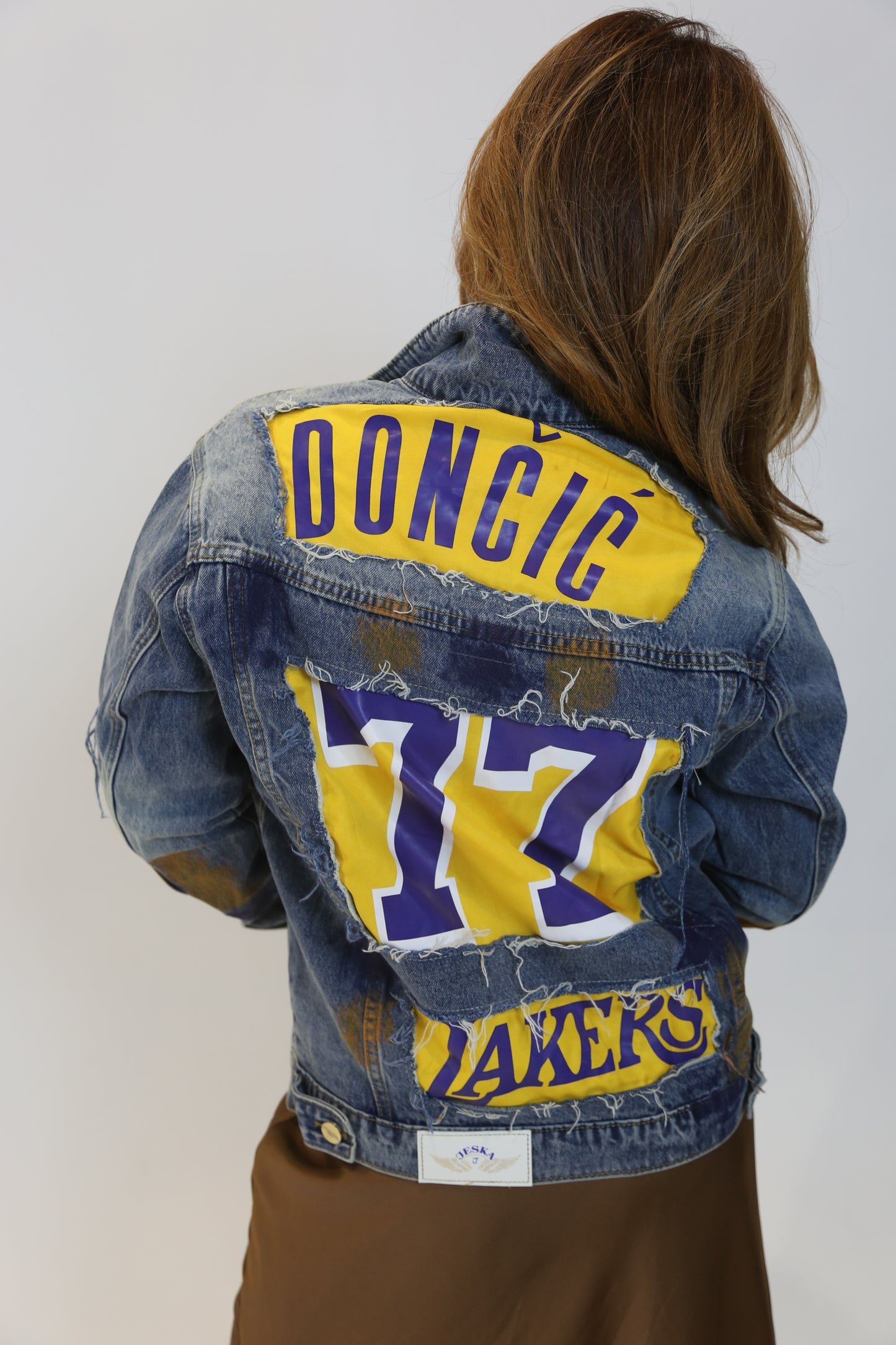 Customized Denim Jacket, Luka Dončić
